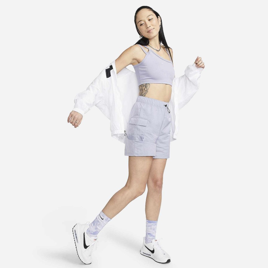 Women Nike Tops & T-Shirts | Nike Sportswear Everyday Modern Indigo Haze/Oxygen Purple