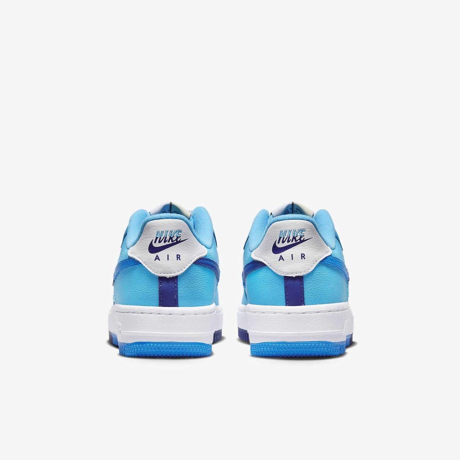 Kids Nike Air Force 1 | Nike Air Force 1 Lv8 2 White/Deep Royal Blue/Baltic Blue/Light Photo Blue