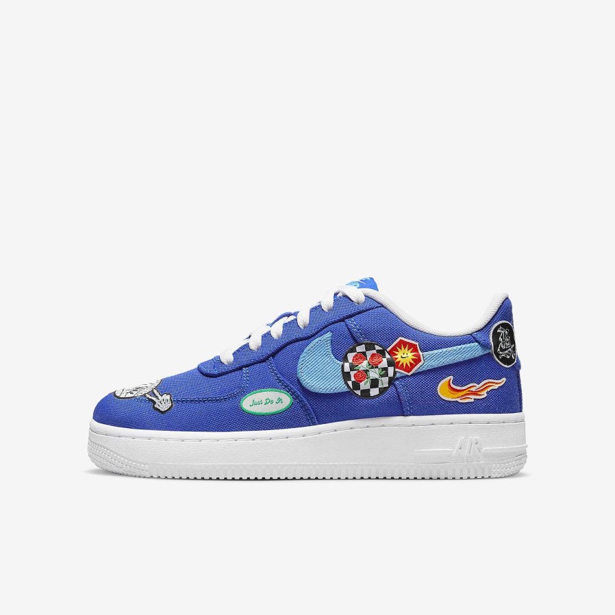 Kids Nike Air Force 1 | Nike Air Force 1 Premium Racer Blue/White/University Blue