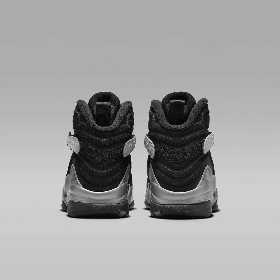 Kids Nike Lifestyle | Air Jordan 8 Retro "Winterized" Black/Metallic Silver/Gunsmoke