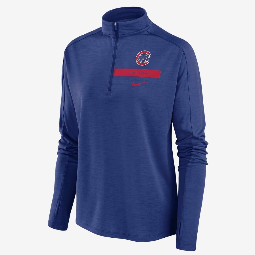 Women Nike Outerwear & Jackets | Nike Dri-Fit Primetime Local Touch (Mlb Chicago Cubs)