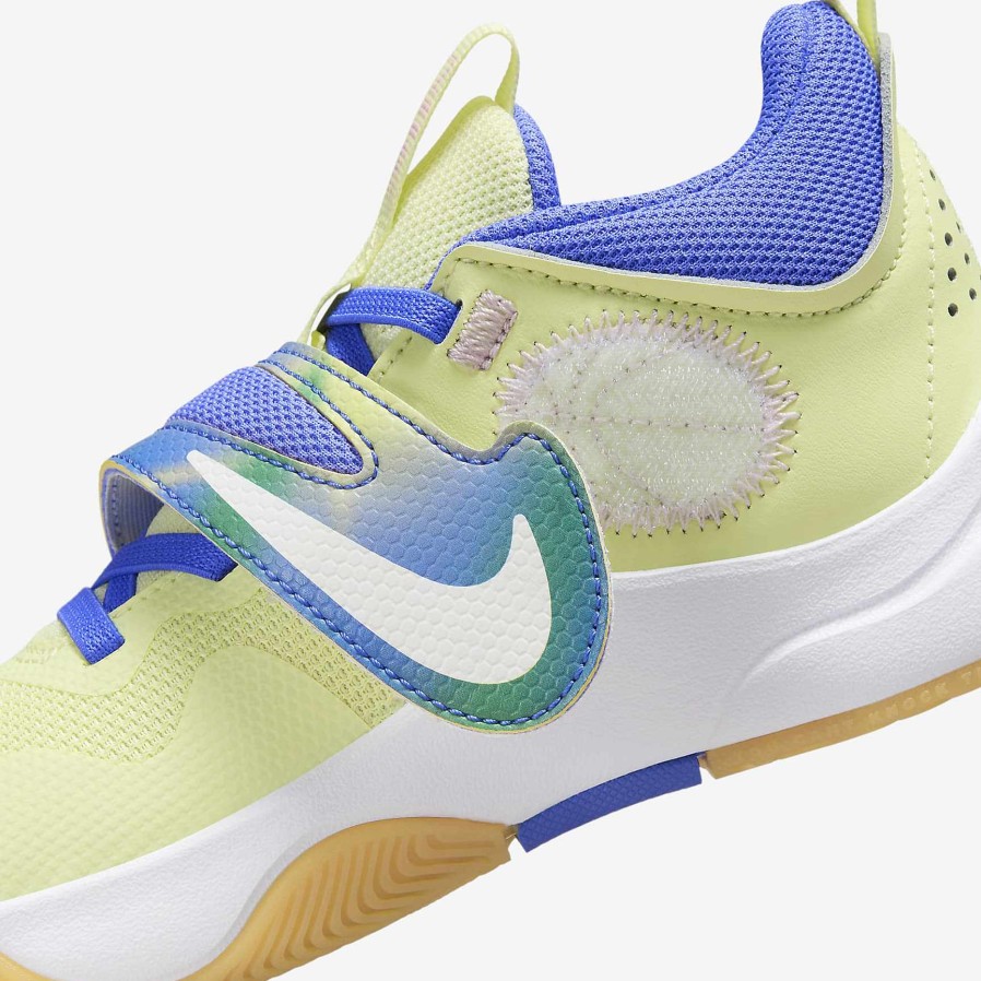 Kids Nike Basketball | Nike Team Hustle D 11 Se Luminous Green/Medium Soft Pink/Stadium Green/Light Ultramarine