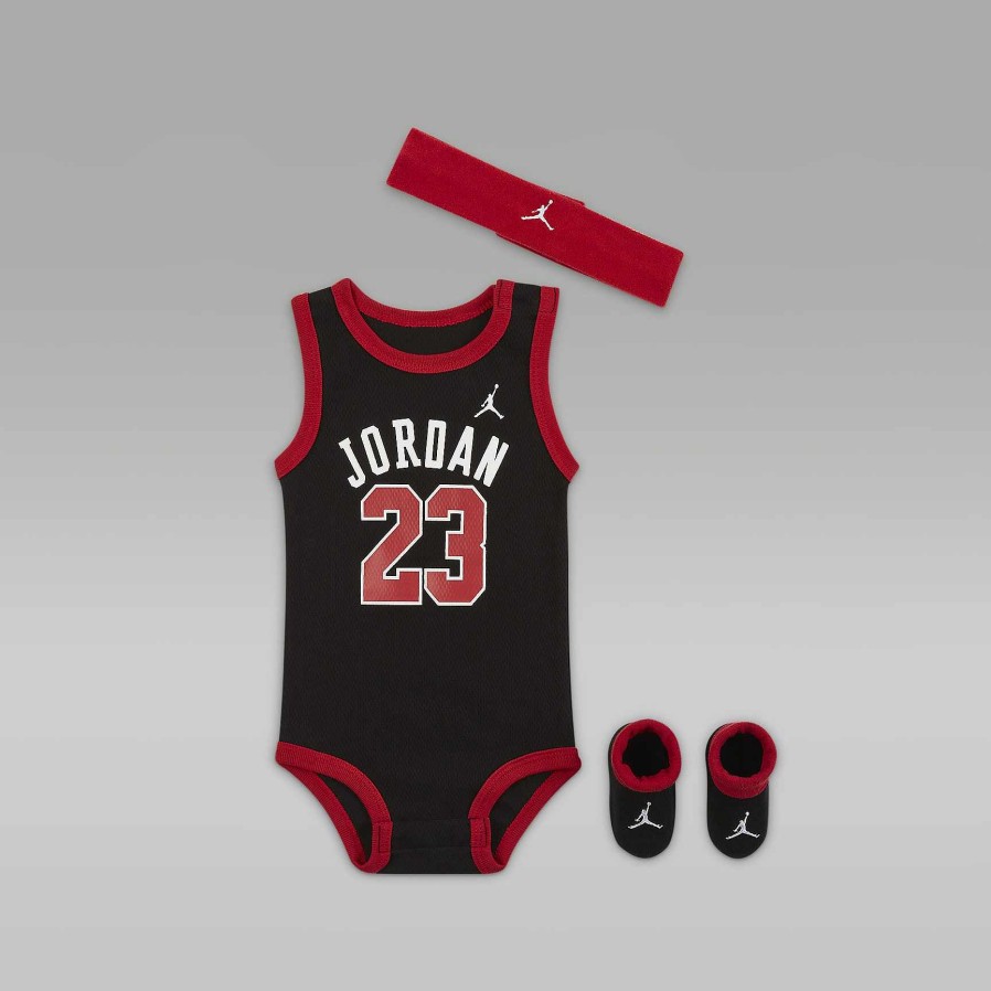 Accessories Nike | Jordan 3-Piece Mesh Jersey Bodysuit Box Set