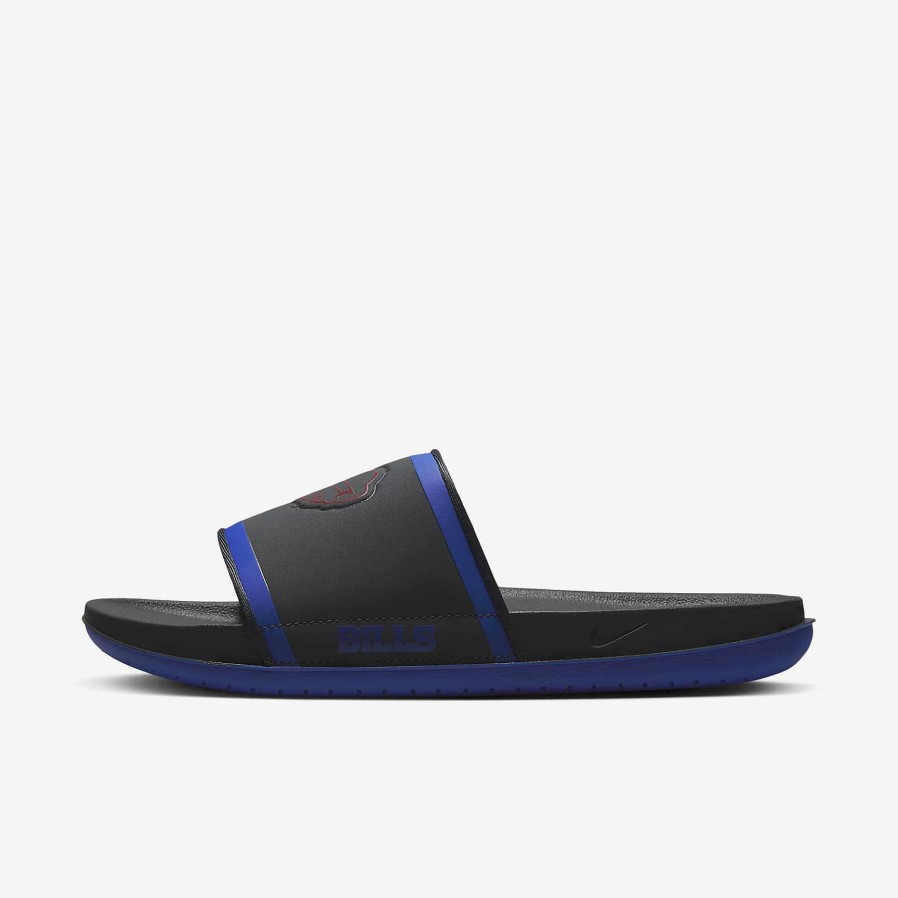 Men Nike Sandals & Slides | Nike Offcourt (Nfl Buffalo Bills) Anthracite/Old Royal/Gym Red