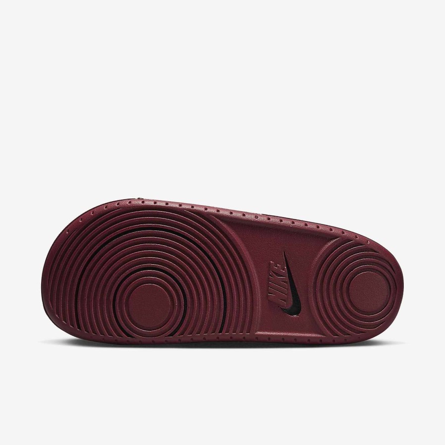 Men Nike Sandals & Slides | Nike Offcourt (Alabama) Black/Team Crimson/White