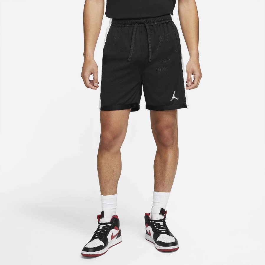 Men Nike Shorts | Jordan Sport Dri-Fit Black/White/White