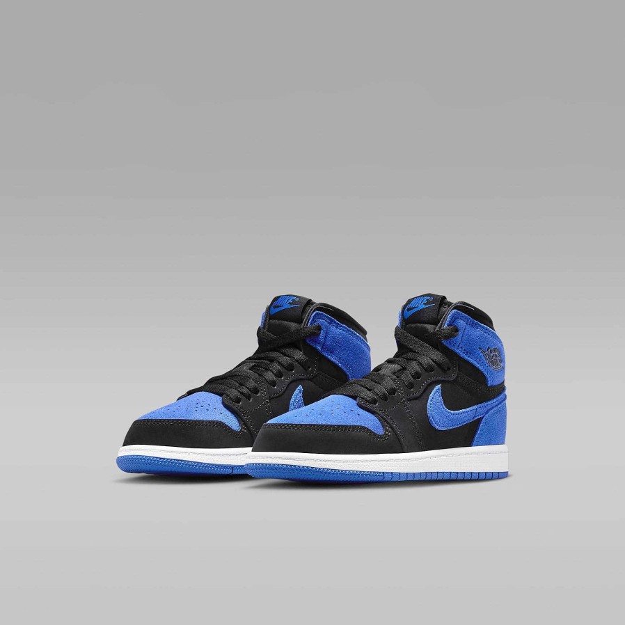 Kids Nike Cyber Monday Shoes | Jordan 1 Retro High Og Black/White/Royal Blue/Royal Blue