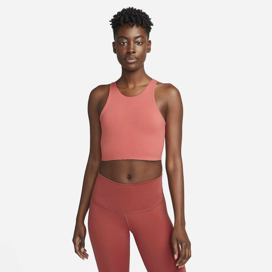 Women Nike Tops & T-Shirts | Nike Yoga Dri-Fit Luxe