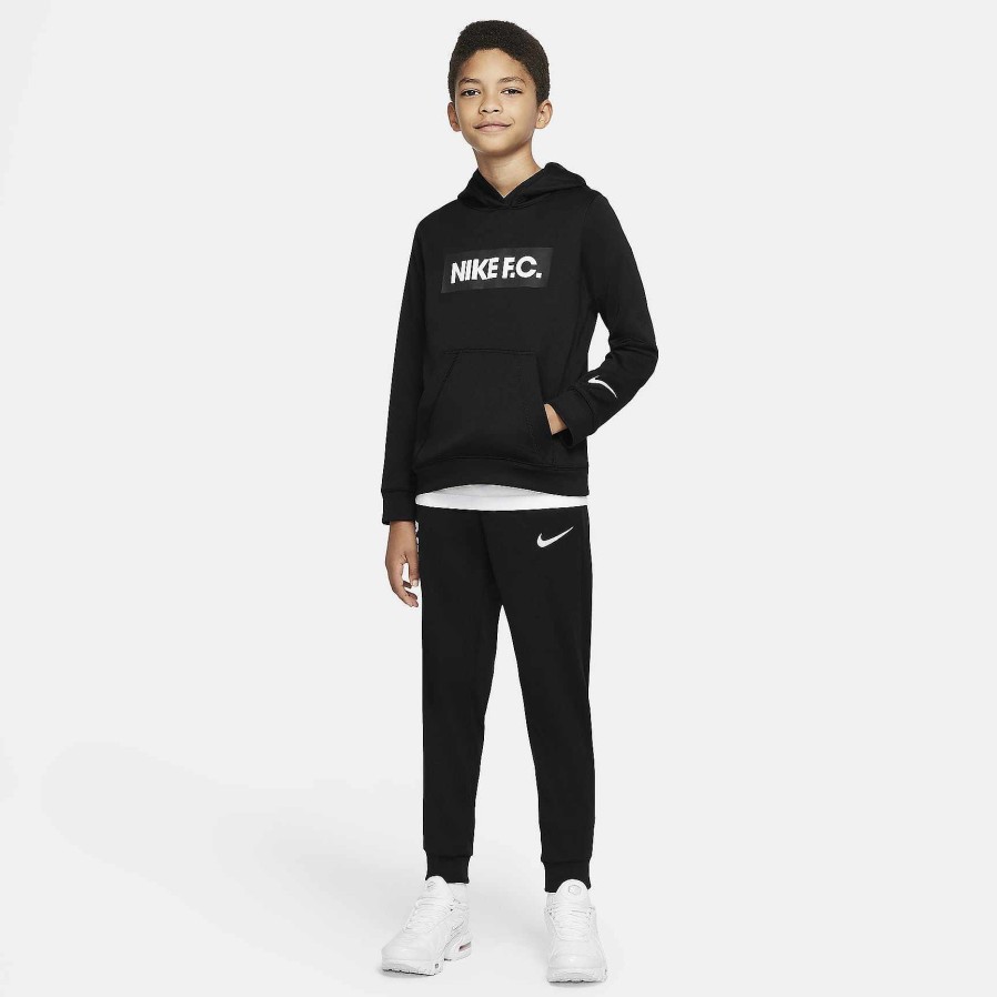 Kids Nike Cyber Monday Clothing | Nike F.C. Black/White/White