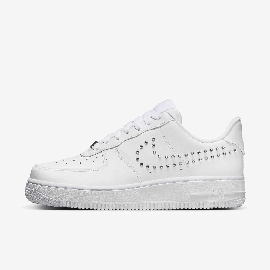 Women Nike Air Force 1 | Nike Air Force 1 '07 White/Metallic Silver/Platinum Tint/Chrome