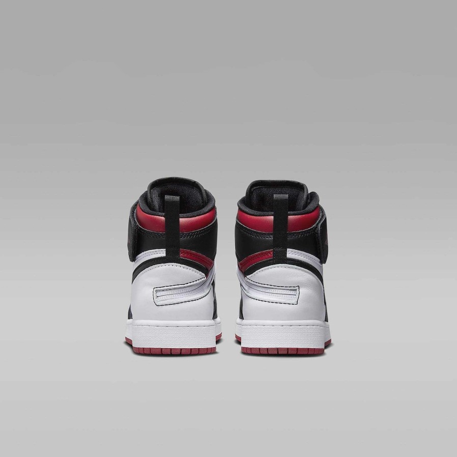 Kids Nike Jordan | Air Jordan 1 Hi Flyease White/Gym Red/White/Black