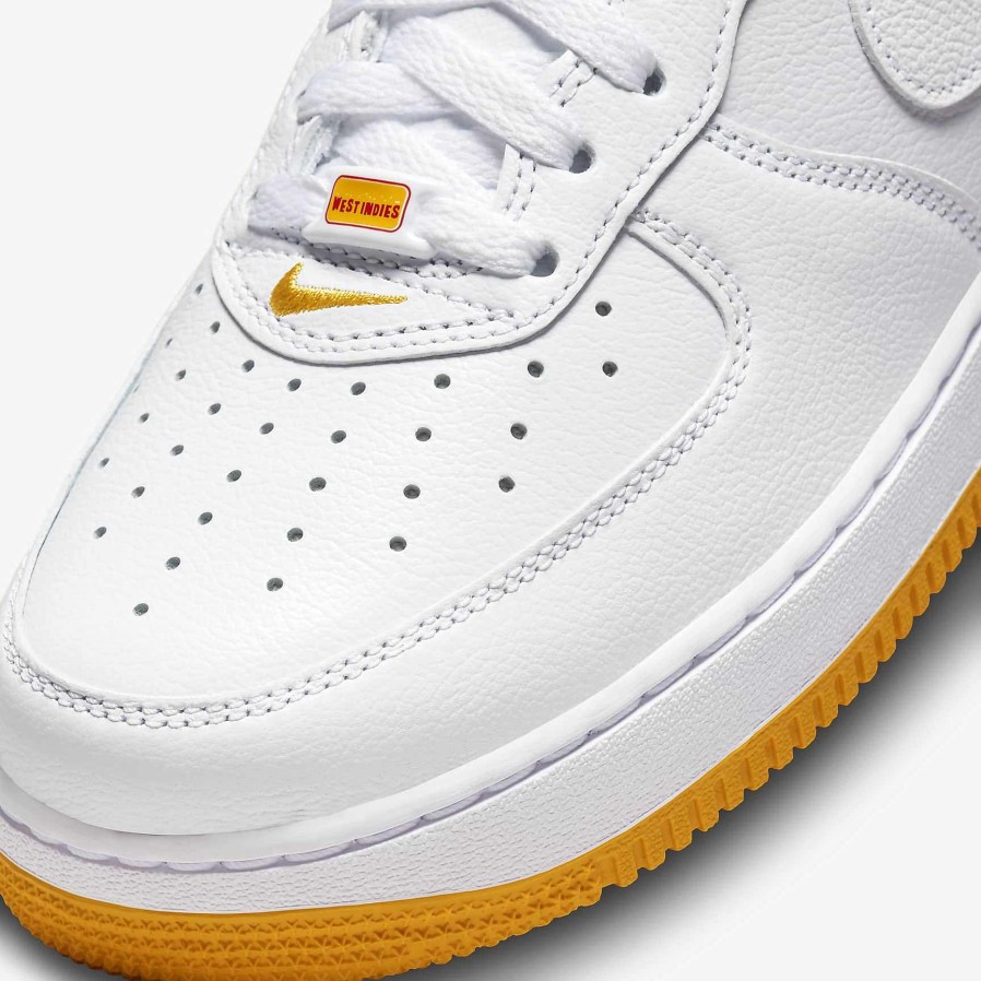 Men Nike Air Force 1 | Nike Air Force 1 Low Retro Qs White/University Gold/White