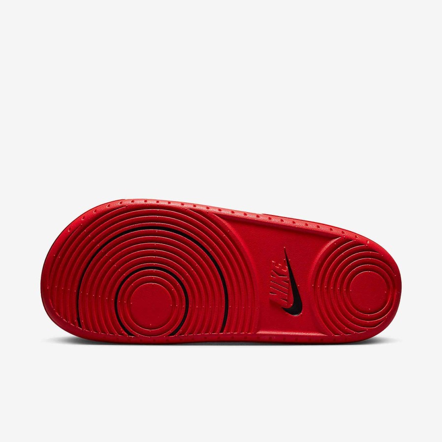 Men Nike Sandals & Slides | Nike Offcourt (Georgia) Black/University Red/White