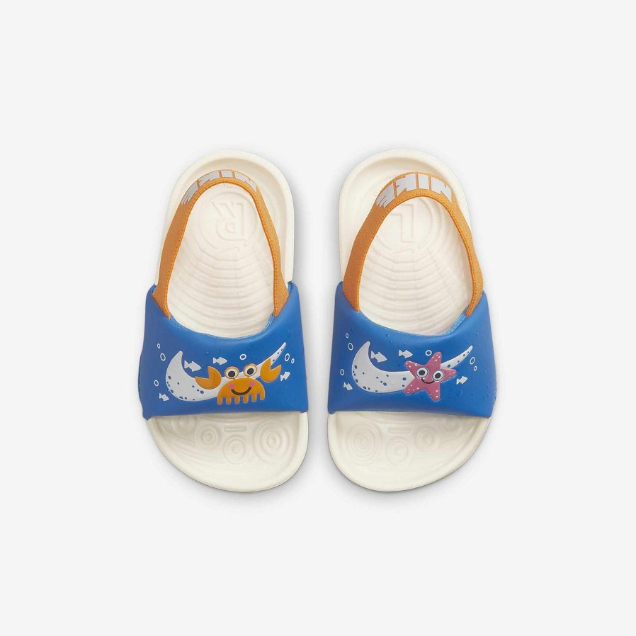 Kids Nike Sandals & Slides | Nike Kawa Se Light Photo Blue/Coconut Milk/University Blue/White