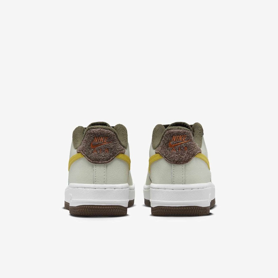 Kids Nike Air Force 1 | Nike Air Force 1 Lv8 Summit White/Summit White/Campfire Orange/Vivid Sulfur