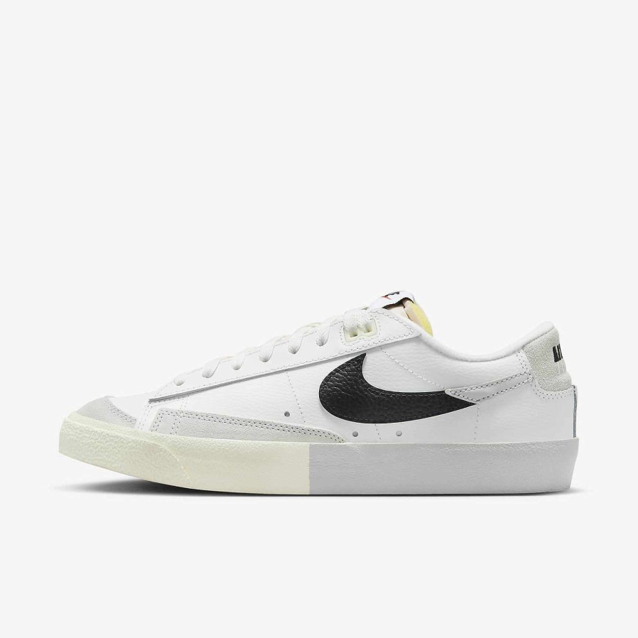 Men Nike Dunks & Blazers | Nike Blazer Low '77 Summit White/Black/Summit White/Light Silver