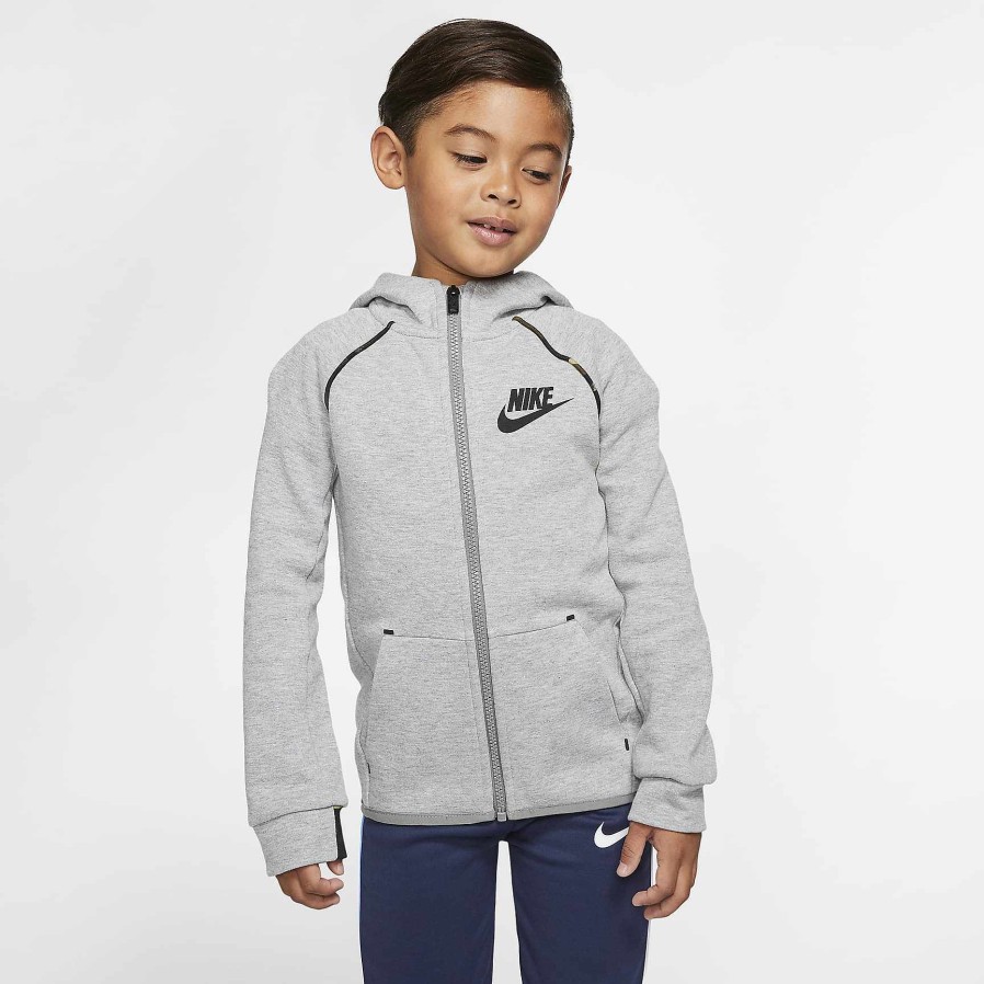 Kids Nike Hoodies & Sweatshirts | Nike Sportswear Tech Fleece Black