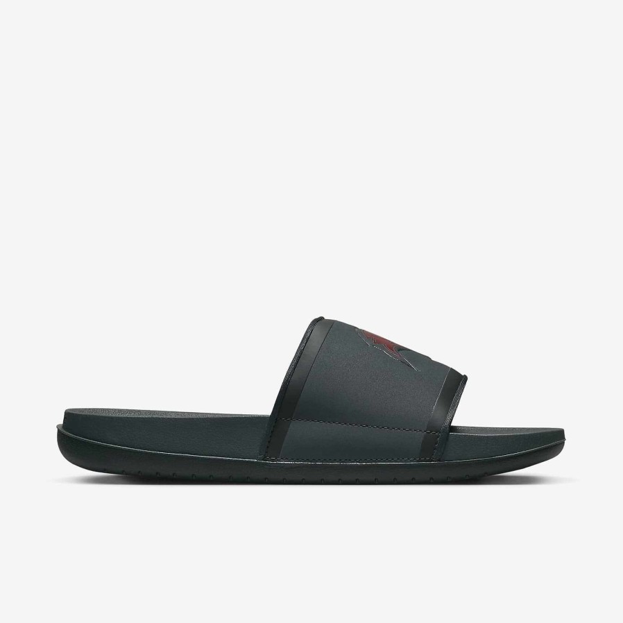 Men Nike Sandals & Slides | Nike Offcourt (Nfl Tampa Bay Buccaneers) Anthracite/Black/Gym Red