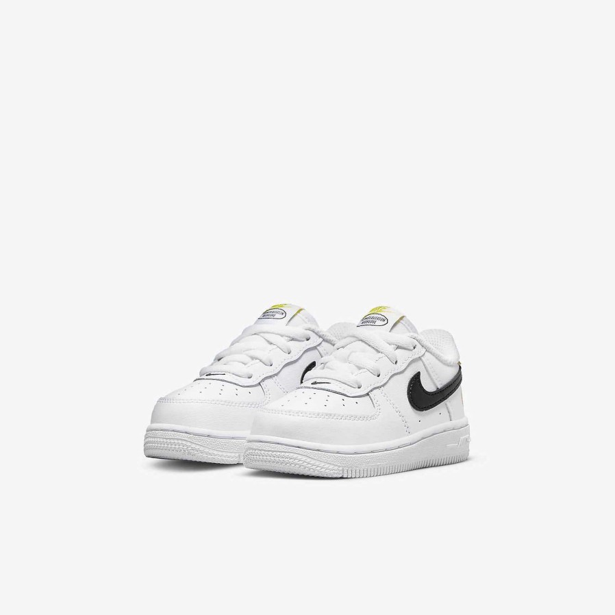 Kids Nike Air Force 1 | Nike Force 1 Lv8 White/Dark Sulfur/Black