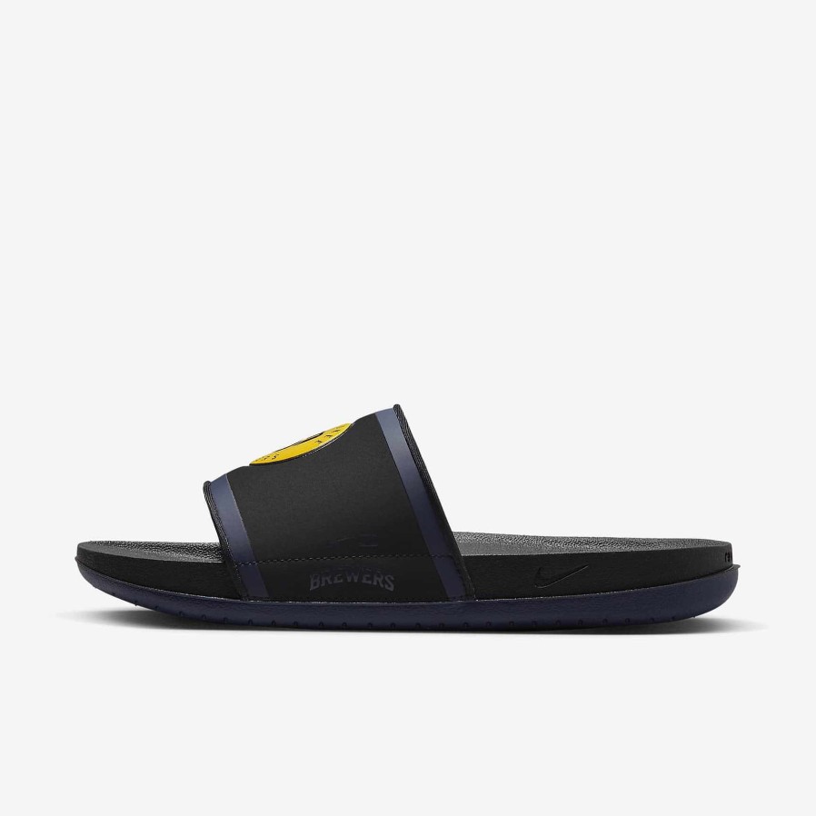 Men Nike Sandals & Slides | Nike Offcourt (Mlb Milwaukee Brewers)