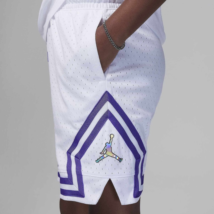 Kids Nike Jordan | Jordan Air Diamond Shorts Purple Venom