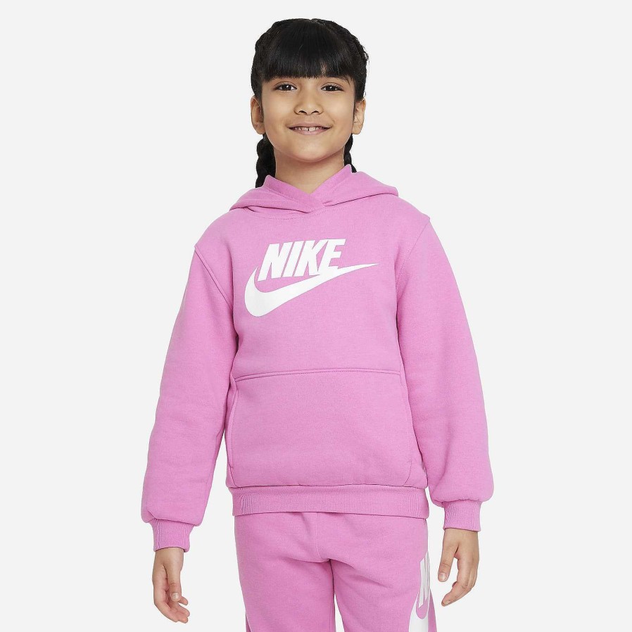 Kids Nike Hoodies & Sweatshirts | Nike Sportswear Club Fleece Pullover Playful Pink