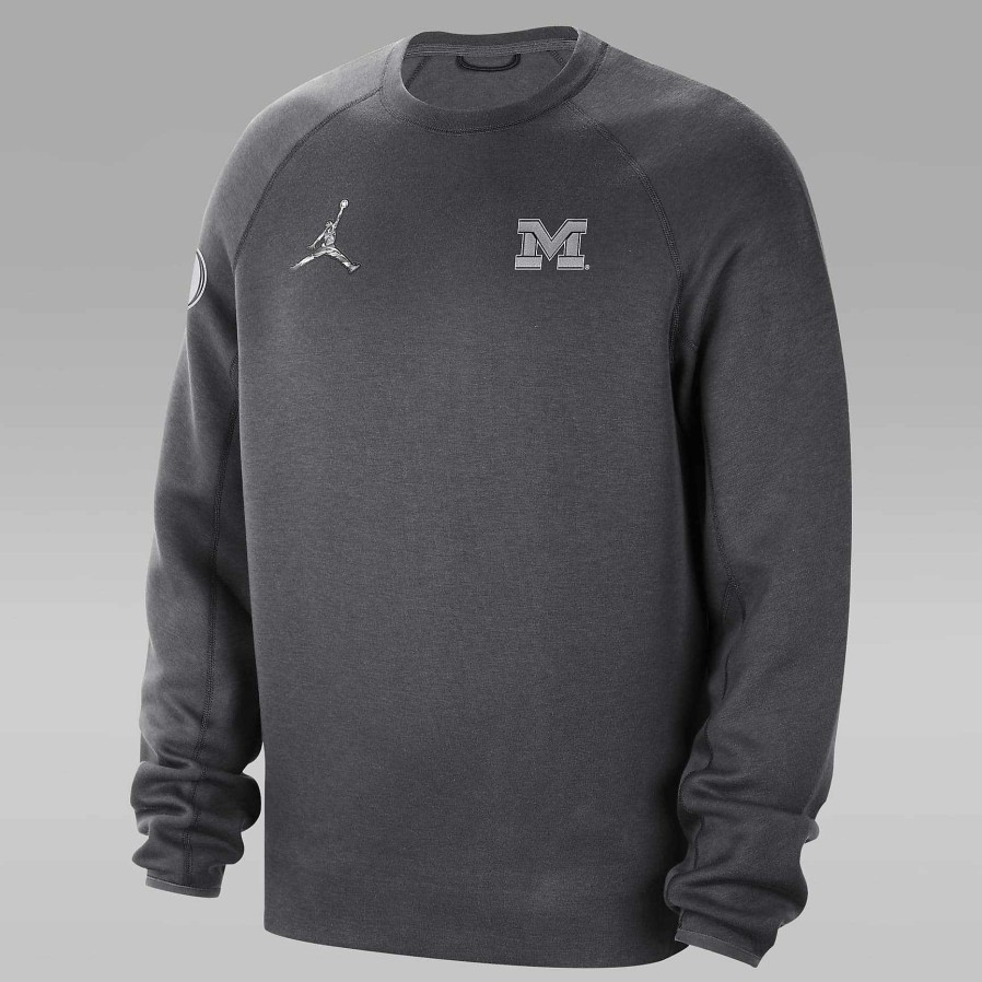 Men Nike Tech Fleece | Michigan Tech Fleece Anthracite