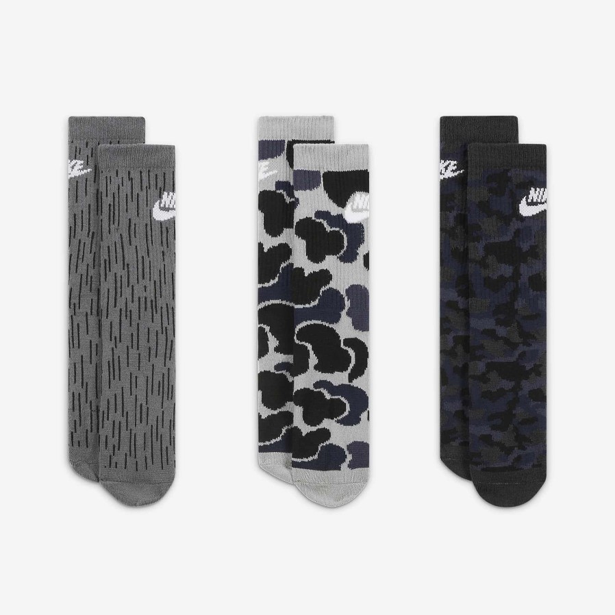 Accessories Nike | Nike Camo Dri-Fit Crew Socks (3 Pairs)