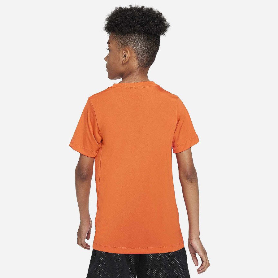 Kids Nike Tops & T-Shirts | Nike Dri-Fit Team Orange