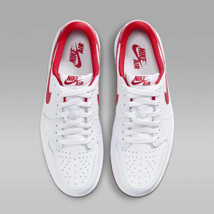 Men Nike Cyber Monday Shoes | Air Jordan 1 Low Og "White/Red"