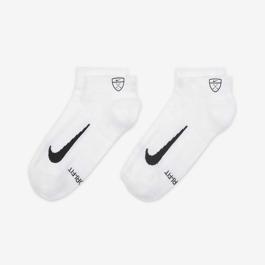 Women Nike Socks | Nike Multiplier Low White/Black