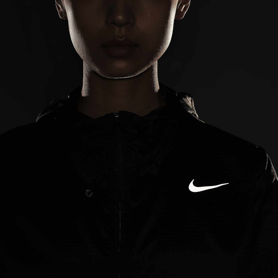 Women Nike Outerwear & Jackets | Nike Essential Black