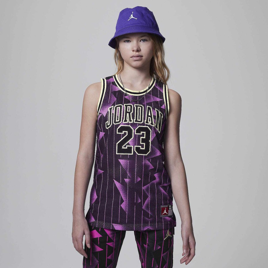 Kids Nike Jordan | Jordan 23 Striped Jersey