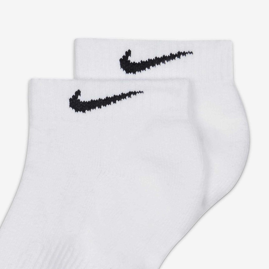 Men Nike Socks | Nike Everyday Plus Cushioned White/Black