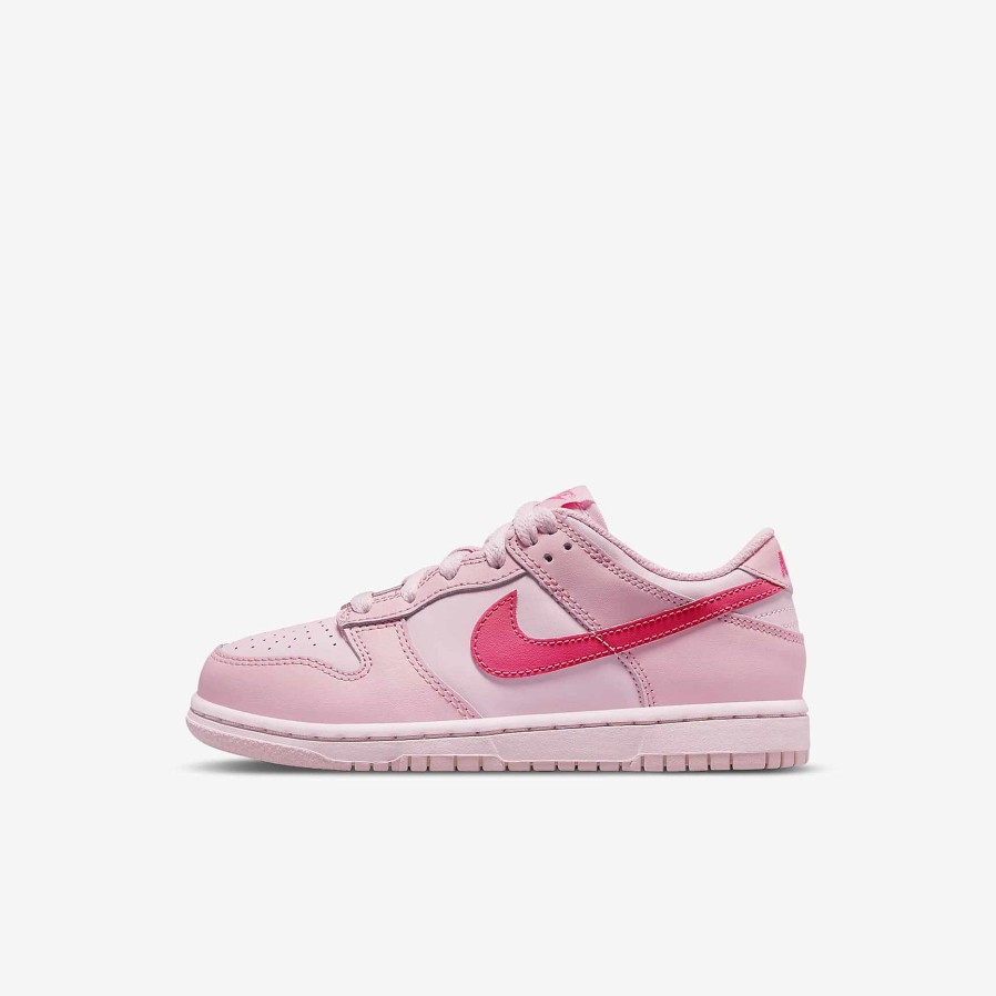 Kids Nike Lifestyle | Nike Dunk Low Medium Soft Pink/Hyper Pink/Pink Foam