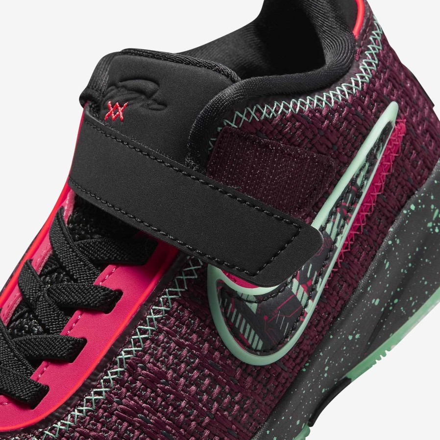 Kids Nike Basketball | Lebron Xx Night Maroon/Black/Emerald Rise/Multi-Color