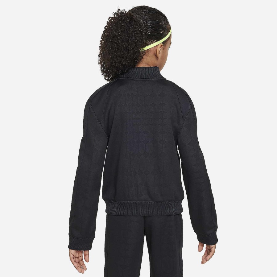 Kids Nike Outerwear & Jackets | Nike Dri-Fit Black/Black/White