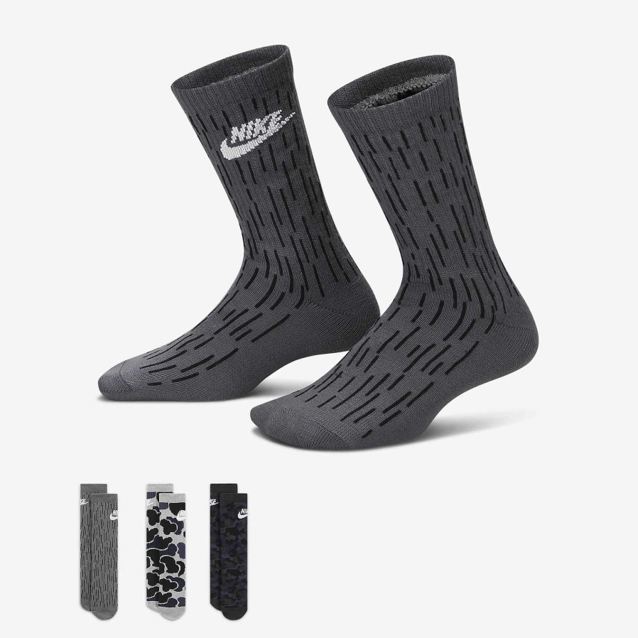 Accessories Nike | Nike Camo Dri-Fit Crew Socks (3 Pairs)