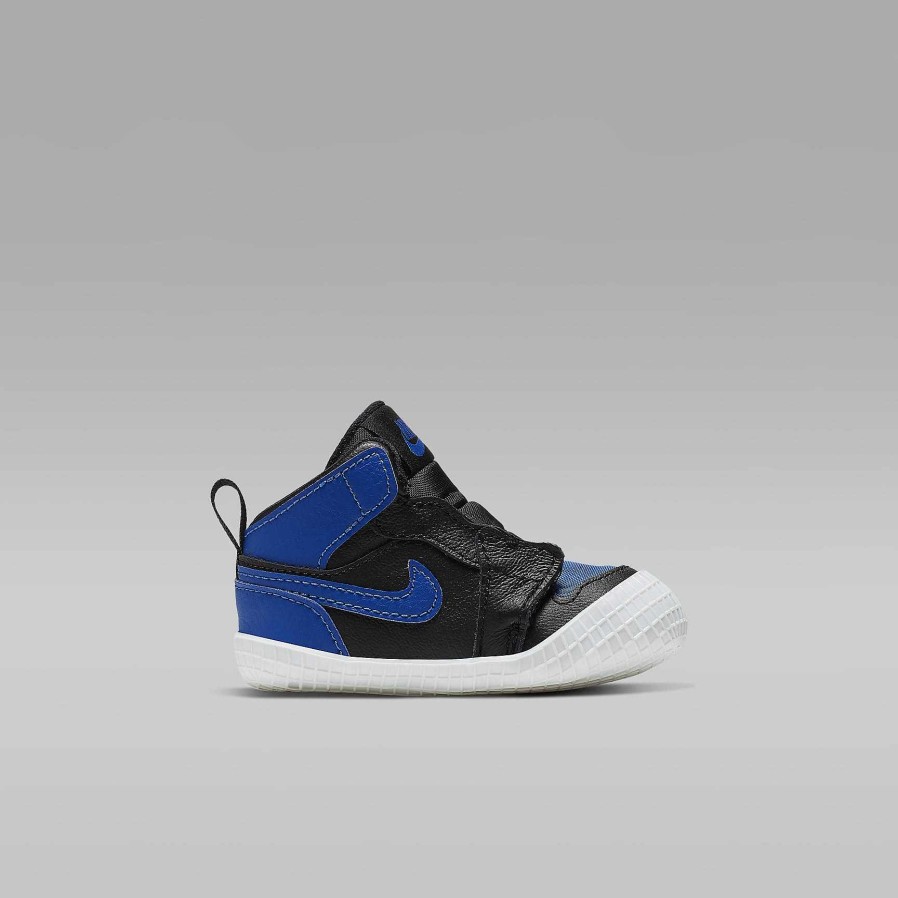 Kids Nike Cyber Monday Shoes | Jordan 1 Black/White/Varsity Royal