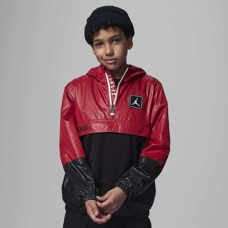 Kids Nike Outerwear & Jackets | Jordan Half-Zip Windbreaker