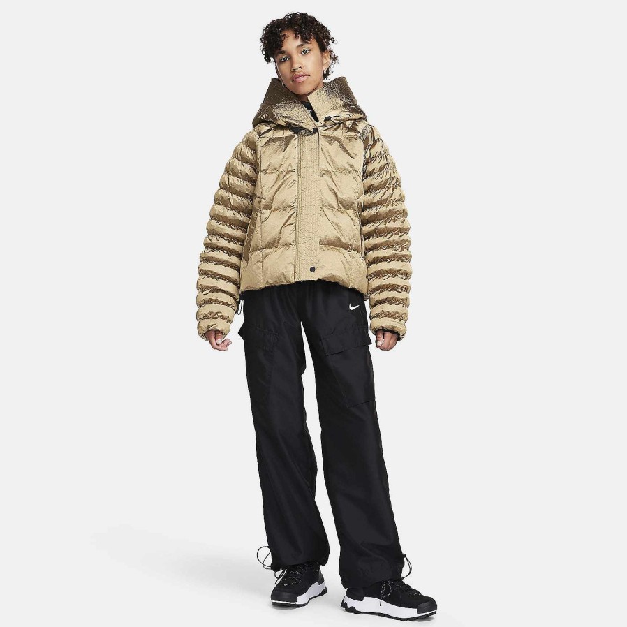 Women Nike Outerwear & Jackets | Nike Sportswear Swoosh Puffer Shine Primaloft®