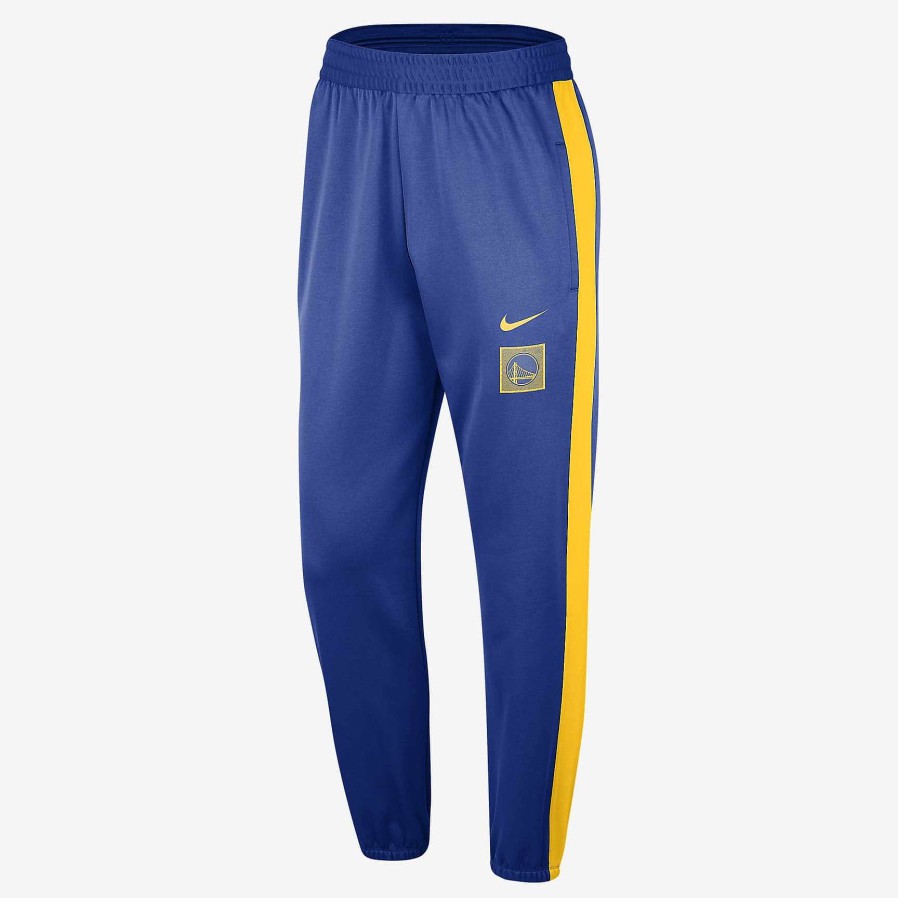 Men Nike Tech Fleece | Golden State Warriors Starting 5 Rush Blue/Amarillo/Amarillo