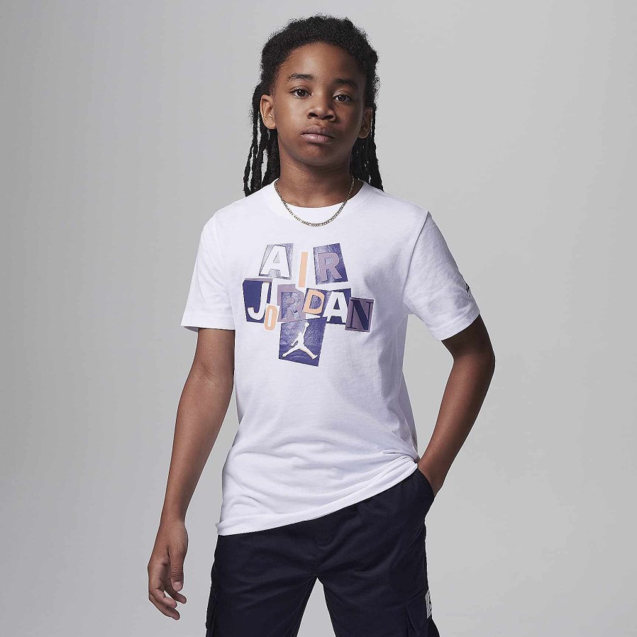 Kids Nike Cyber Monday Clothing | Air Jordan Cutout Tee