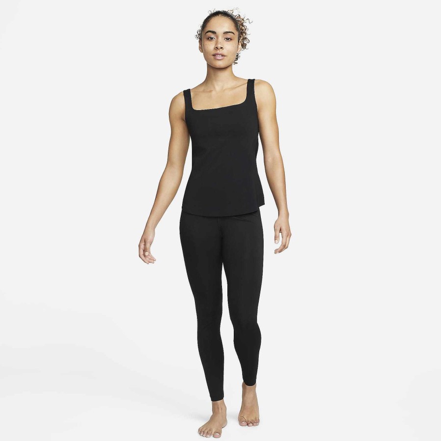 Women Nike Tops & T-Shirts | Nike Yoga Dri-Fit Luxe