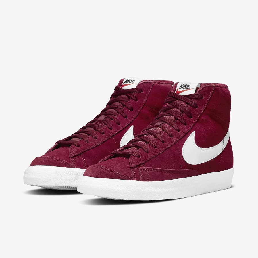 Men Nike Dunks & Blazers | Nike Blazer Mid '77 Suede Team Red/White/Black/White