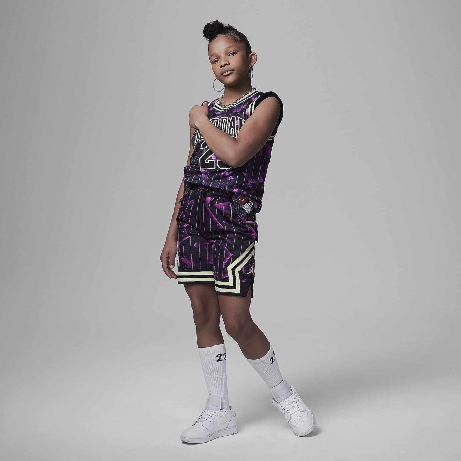 Kids Nike Cyber Monday Clothing | Jordan Jumpman Printed Diamond Shorts