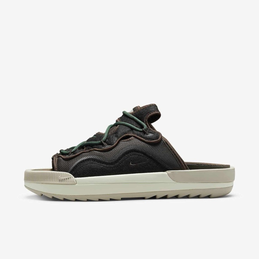 Men Nike Sandals & Slides | Nike Offline 2.0 Velvet Brown/Noble Green/Light Bone/Velvet Brown