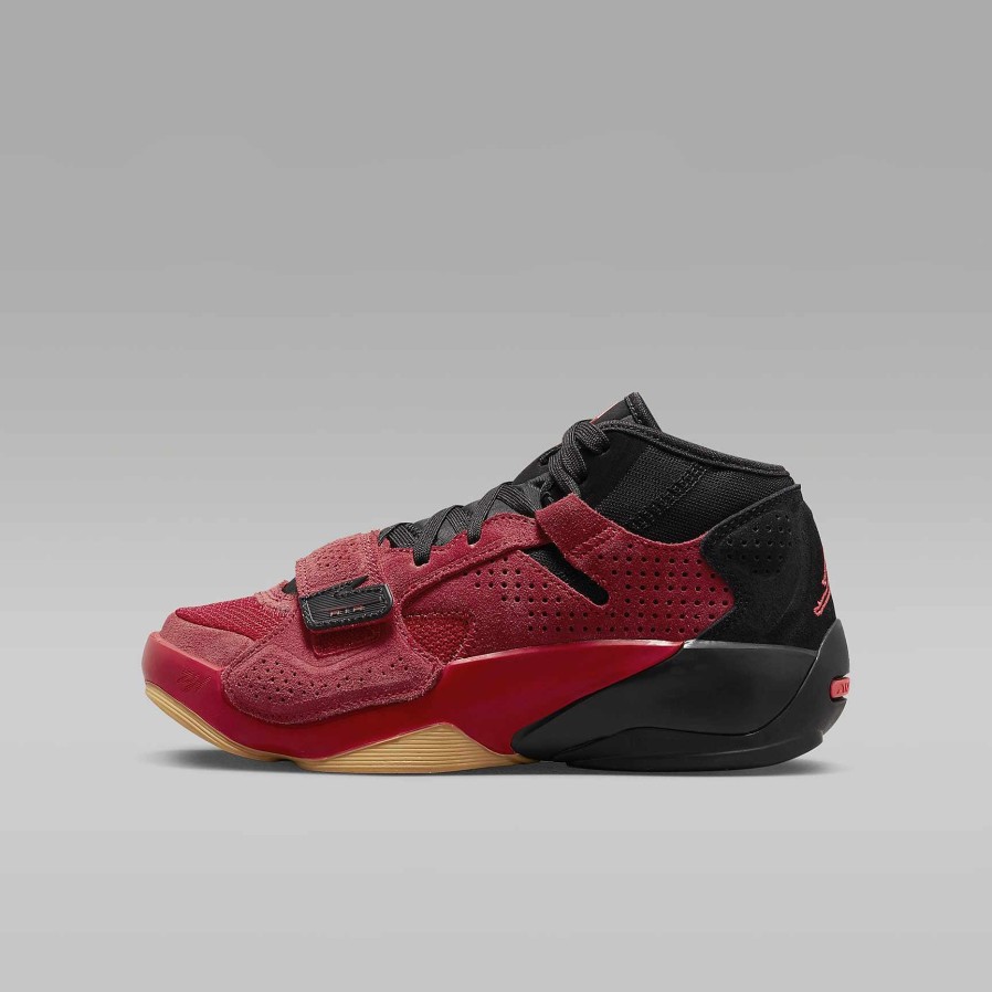 Kids Nike Basketball | Zion 2 University Red/Bright Crimson/Gum Yellow/Black