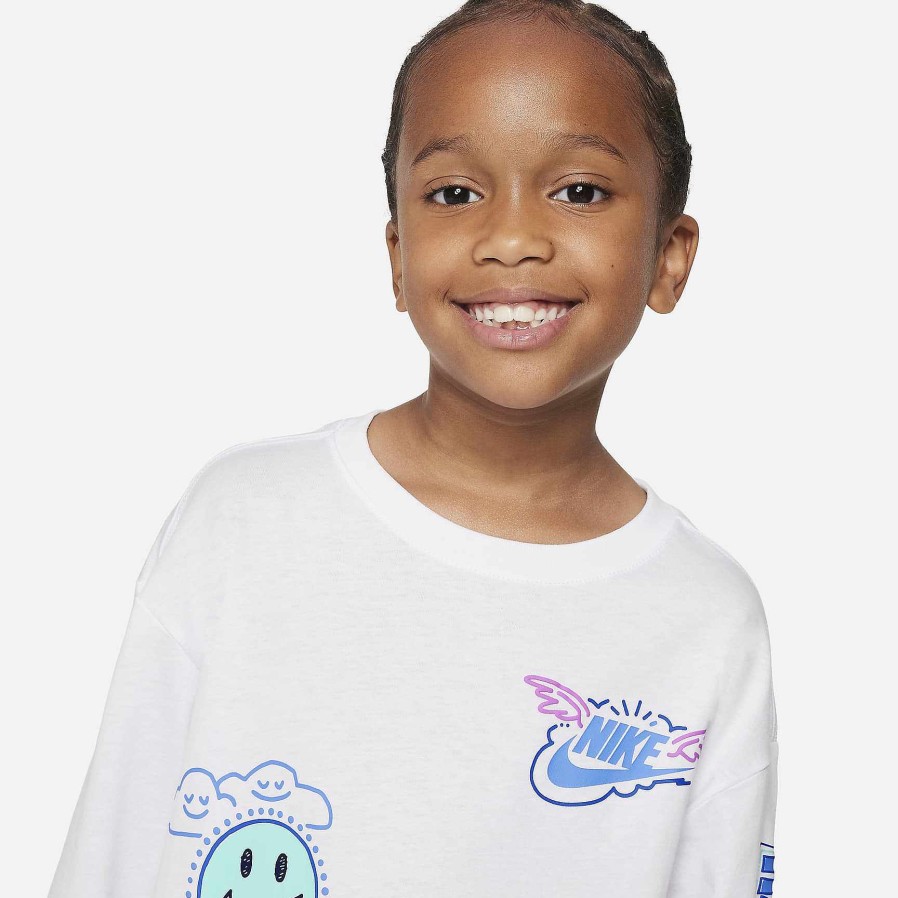 Kids Nike Tops & T-Shirts | Nike Sportswear "Art Of Play" Relaxed Long Sleeve Tee