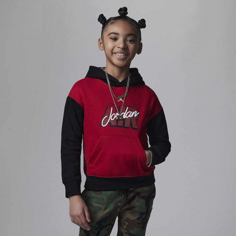 Kids Nike Jordan | Jordan Blocked Air-Ress Pullover Hoodie